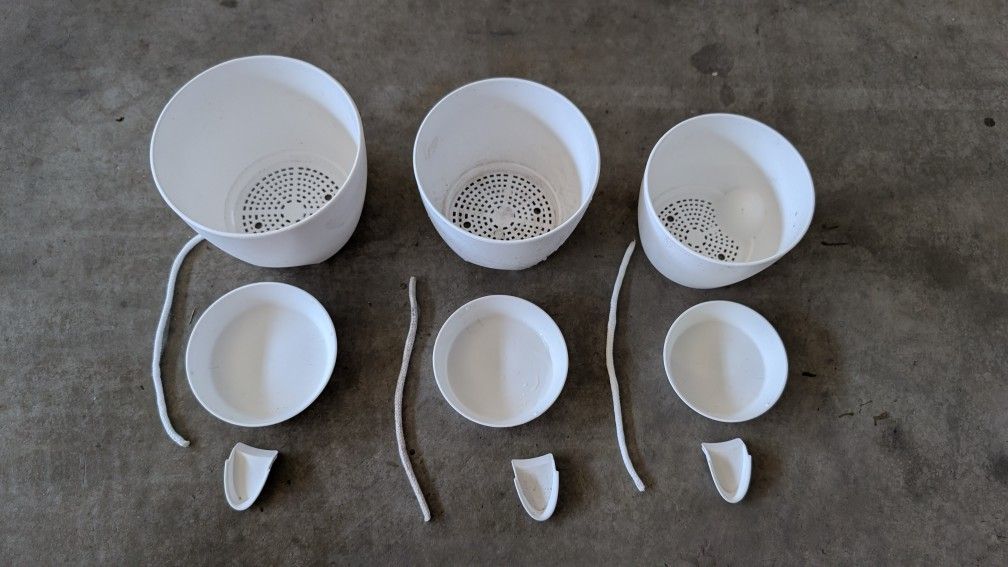 PENDING Set Of 3 Self-Watering Pots For Plants