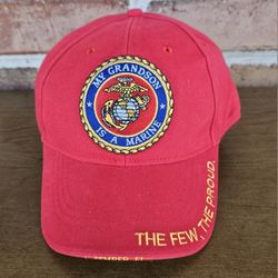 MY GRANDSON IS A MARINE HAT