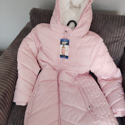 Lands' End Pink Fluffy Hoodie 