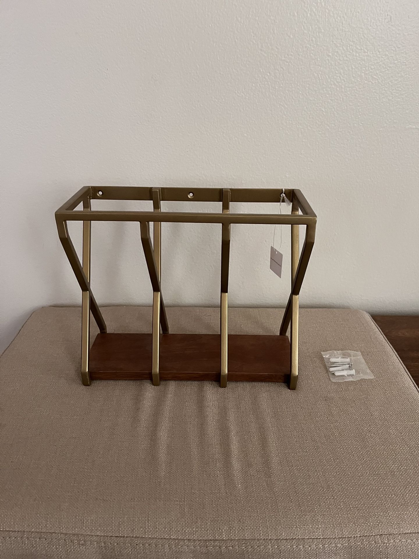 New Anthropology Percy Wine Wall Rack