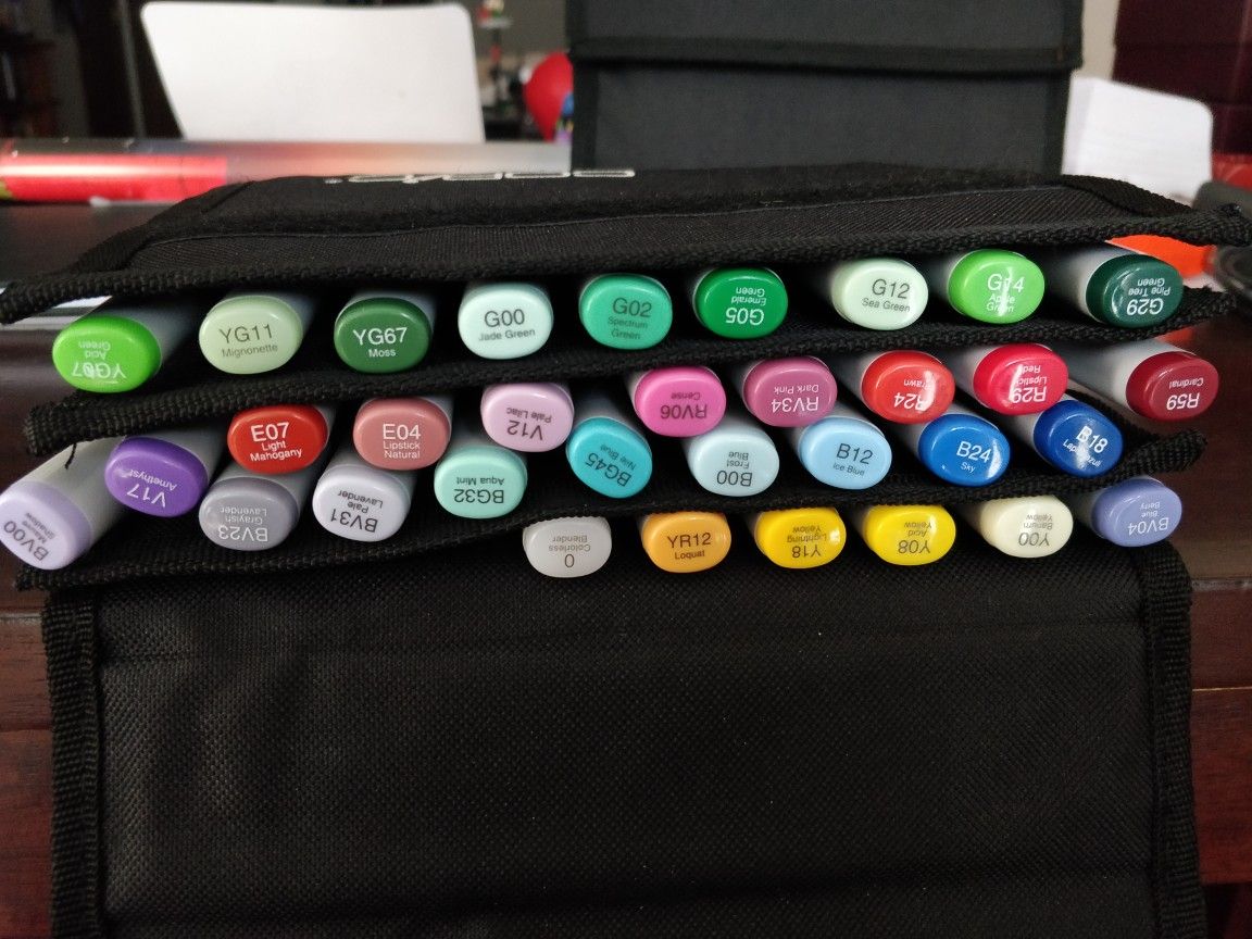 Copic package (barely used)