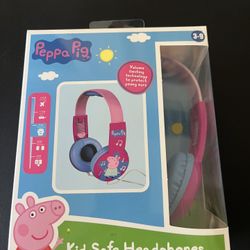new peppa pig safe kid headphones 