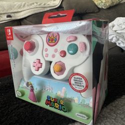 Pdp Princess Peach Nintendo Switch Controller. Like New. In Box. 