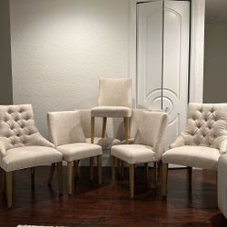 Dining Table Chairs set (Restoration Hardware)