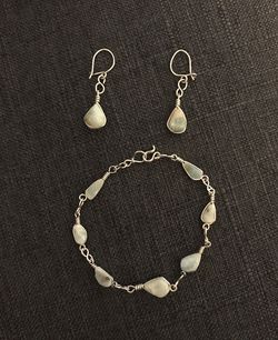 NEW genuine Larimar “turquoise of the Caribbean” set