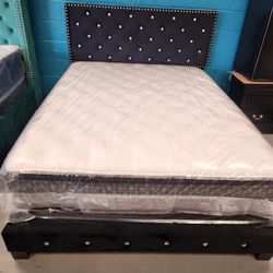 Queen Bed Frame With Mattress Set On Sale For: