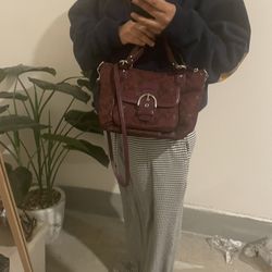 Coach Burgundy Vintage Bag