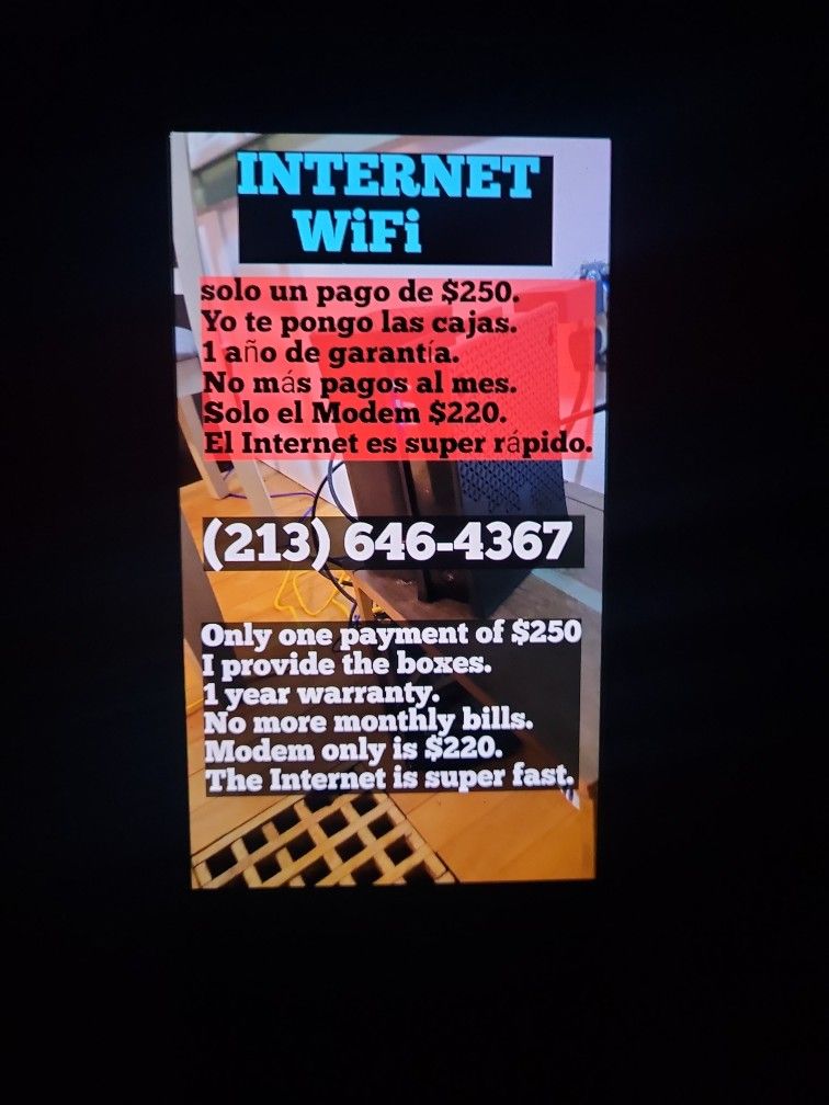 Super Fast Modem Internet