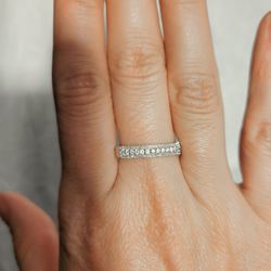  White 14 Karat  Gold with 0.25Tw Round Diamonds