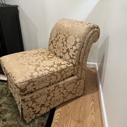 Beautiful Scalamandre Silk Slipper Chair
