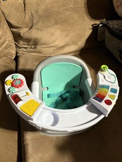 Infantino Music & Lights 3-in-1 New Discovery Seat and Booster, Unisex Baby 4-48 Months, Teal