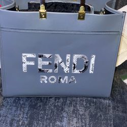 New Leather Fendi Tote Bag