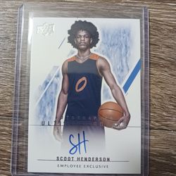 Scoot Henderson Upper Deck Employee Exclusive Card