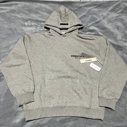 Gray Essentials Hoodie Size Small 