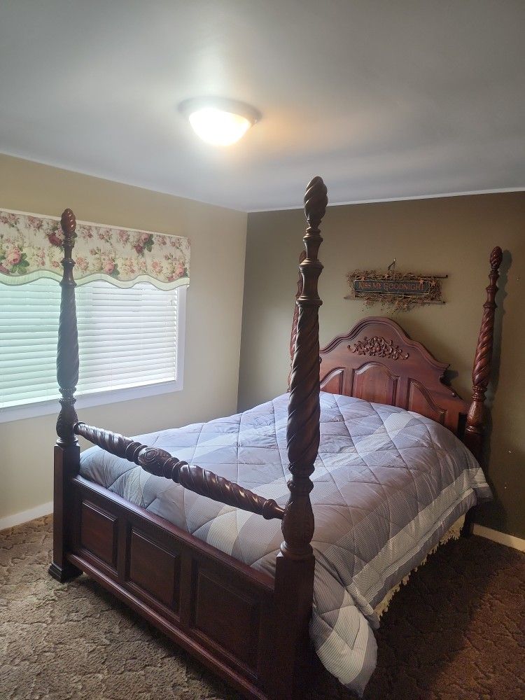 Queen Four Post Bed Frame