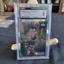 1998 Black Diamond Sample Michael Jordan #23 CGC 9 MINT