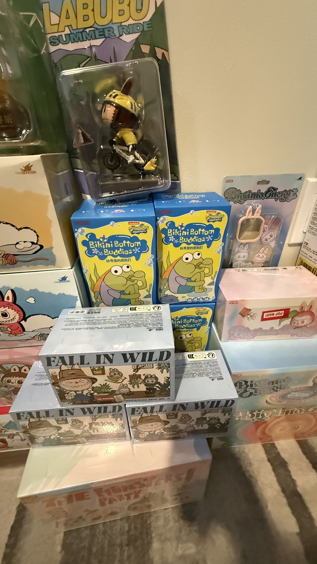 POP MART FIGURES β LABUBU / THE MONSTERS / MOLLY / WACKYMART / BIKINI BOTTOM / PIN FOR LOVE