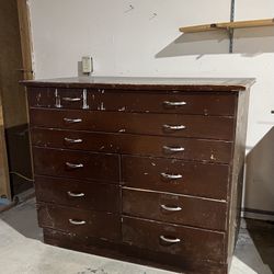 Vintage Wooden Work Benches