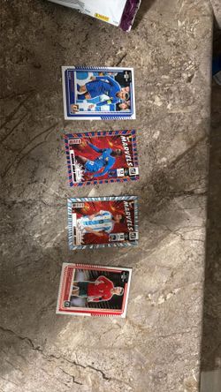 Soccer trading cards