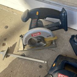 RYOBI POWER TOOLS SET W/ Batteries 