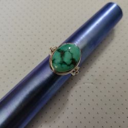 Oval Turquoise Silver Ring