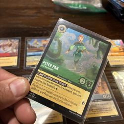 Lorcana Cards Peter Pan Holo And Winnie The Pooh And More!