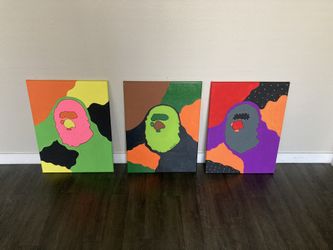 Custom Bape Wall Art