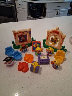 Little People Birthday Themed Toy Set