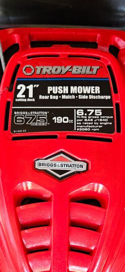 Selling Troy Bilt lawn mower in Excellant Running Condition