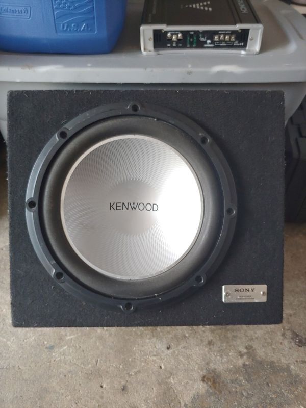 12 inch Kenwood Subwoofer + Box 1000W peak for Sale in Foster City, CA