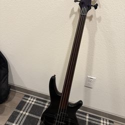 1990s Korean-made Ibanez SR400FL 4-String Fretless Electric Bass Guitar