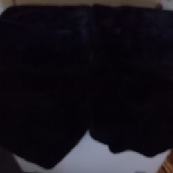Fuzzy Black Seat Covers Good Condition $10.00 Each 