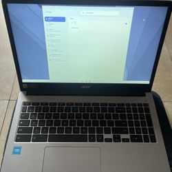 Acer laptop chromeboock..