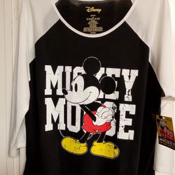 New!! Mickey Mouse Baseball Shirt - Size 3x