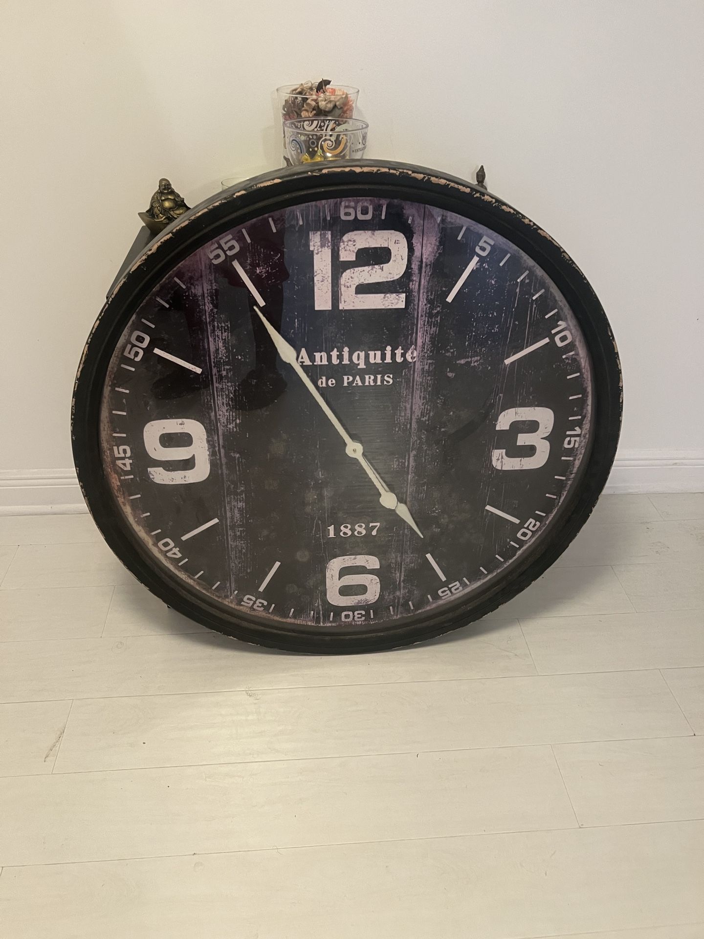 Antique De Paris 1887 Large Wall Clock (working )