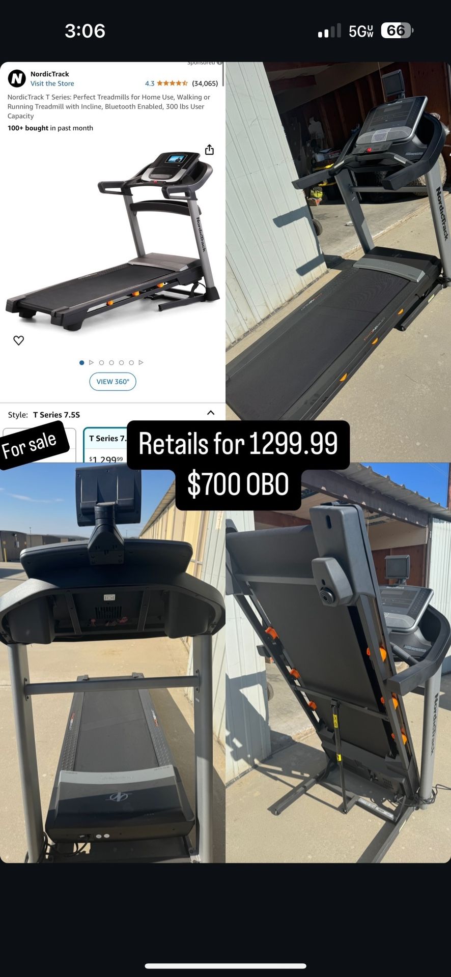 Nordictrack Treadmill