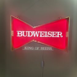 Budweiser Vintage Bar Sign