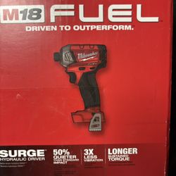 Milwaukee M18 FUEL SURGE 18V Lithium-lon Brushless Cordless 1/4 in. Hex Impact Driver (Tool-Only)