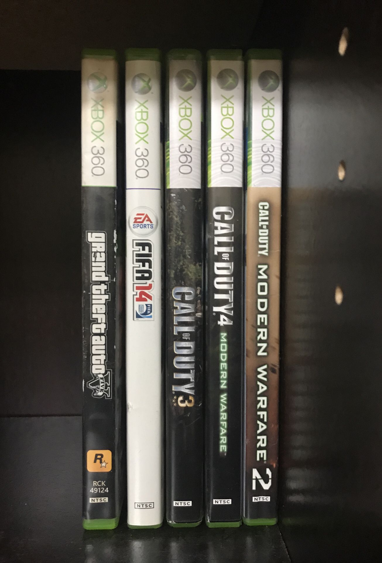 5 games for Xbox 360