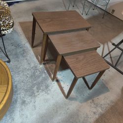 Mid-century Modern Stacking Tables