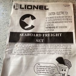 Lionel Seaboard Train Parts