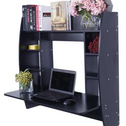 Wall Desk Black