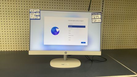 No computer monitor