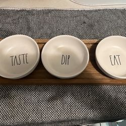 Rae Dunn Taste, Dip Eat Tray