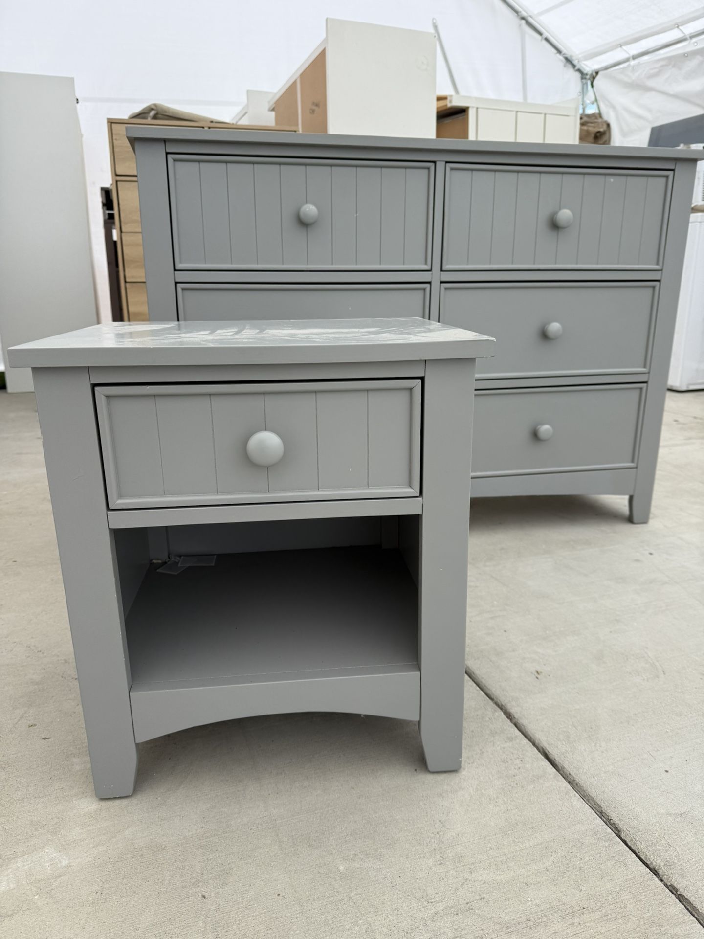 Grey Dresser Set