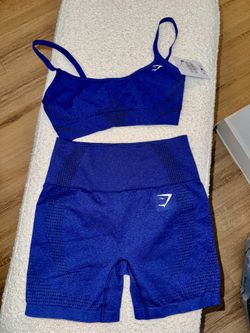 Gymshark Seamless Matching Set – Royal Blue – NWT