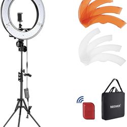 Ring Light With Stand  And Travel Case