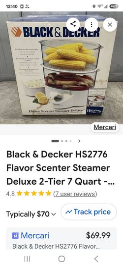 Black&decker  steamer  deluxe