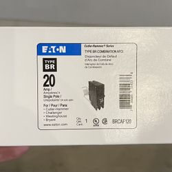 Eaton BRCAF120 Arc fault Circuit Breaker 20 Amp