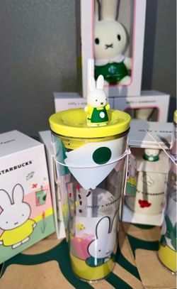 Starbucks x Miffy Tumbler with Straw Lid Topper